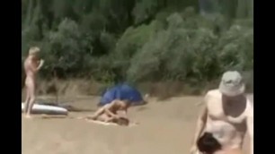 Shameless Public Fuck Party at Nude Beach