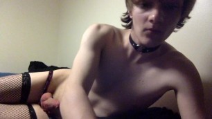 Androgynous Webcam Wank