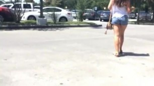 Spyng Nice & Bubble Butt of Teen in Tigth Shorts