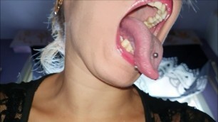 Mouth, Tongue and Teeth Fetish I - Short