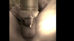 ME MOANING AND CUMMING WITH FLESHLIGHT