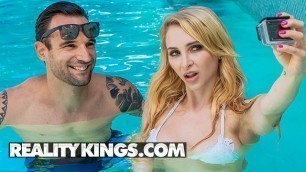 Reality Kings - Selfie Girl Alix Lynx Fucks Hunk at Pool Party
