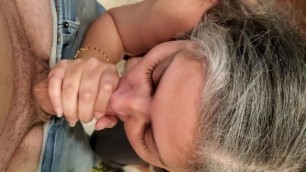 Up Close Blow Job and FACIAL - Renee Knox