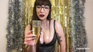 Goddess Champagne Toast - Toilet Slavery NYE - Preview