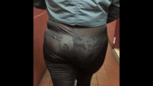 Going to Store in see through Leggings Viable Panties