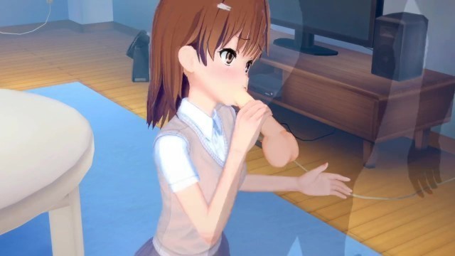 Mikoto Misaka - Toaru Kagaku no Railgun - 3D Hentai