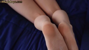 Amateur POV smalltits teen gets fucked for money after casting